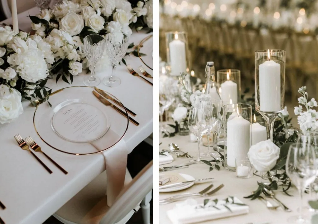 Thème de mariage blanc par My Event' by Jenny à Bordeaux en Gironde