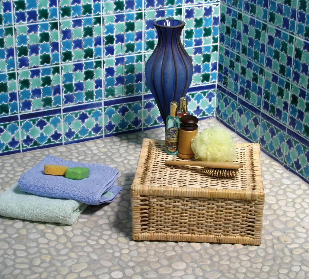Mosaique Galet d'indonesie
