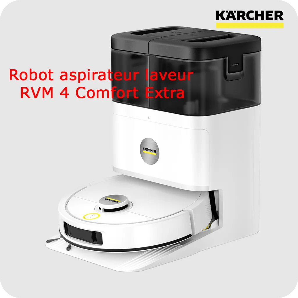 Robot aspirateur laveur  RVM 4 Comfort Extra - Kärcher