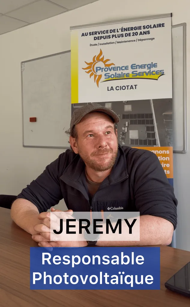 Jéremy, responsable photovoltaïque 