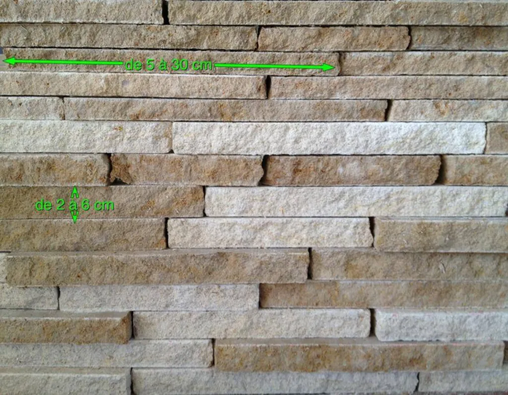 Parement pierre intérieur et parement pierre extérieur, livraison Bordeaux, Lyon, Paris