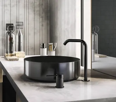 gessi black metal brossé