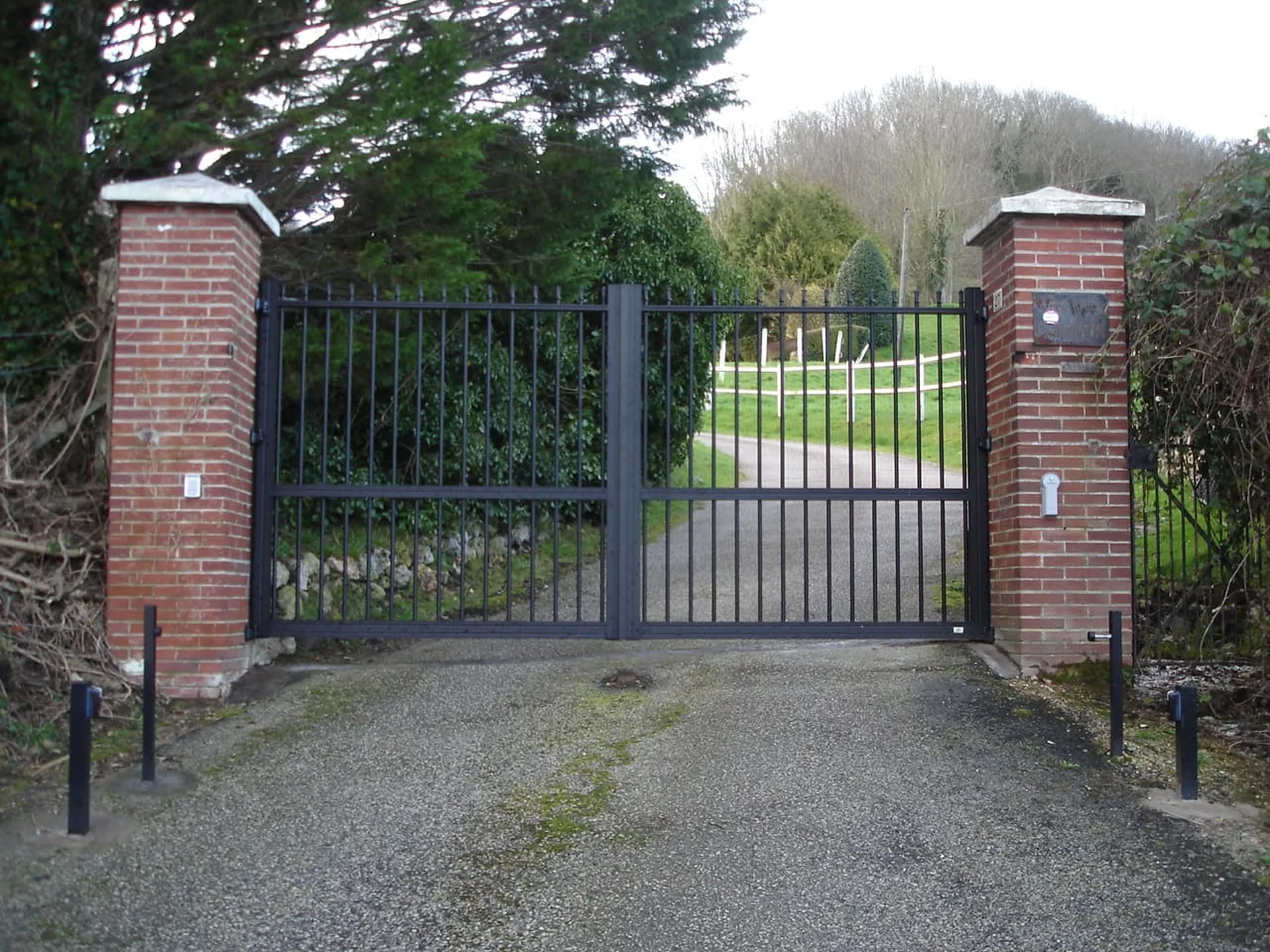 installation portail en alu style rétro proche Lisieux 14