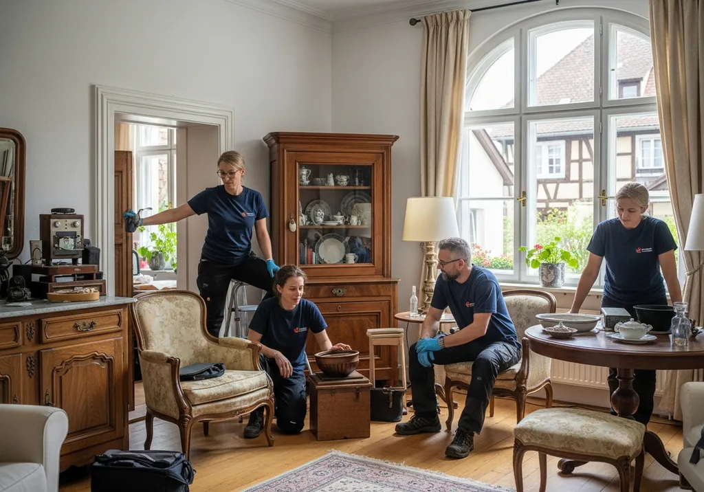 Service complet pour vider entièrement maisons appartements caves greniers encombrés avec tri recyclage évacuation professionnelle rapide