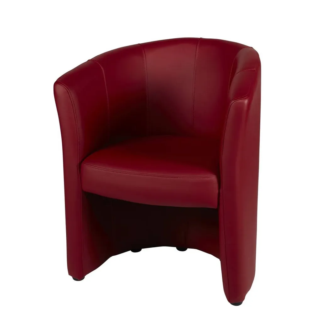 Location fauteuil club rouge bordeaux pour entretien à Lyon