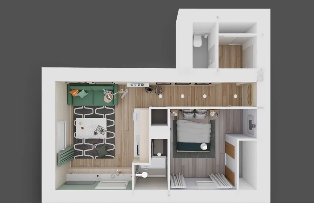 Résidence Homère de 14 appartements réhabilités et meublés allant du T1 ou T3 proche de la gare de Perrache à Lyon 2ème