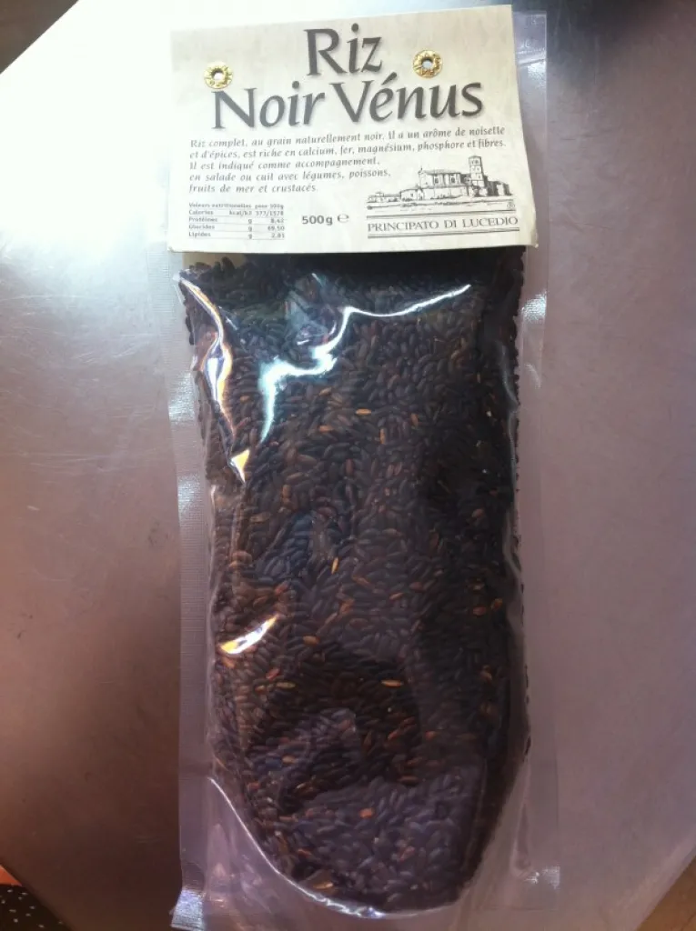 Riz Noir Vénus, riz complet naturel italien
