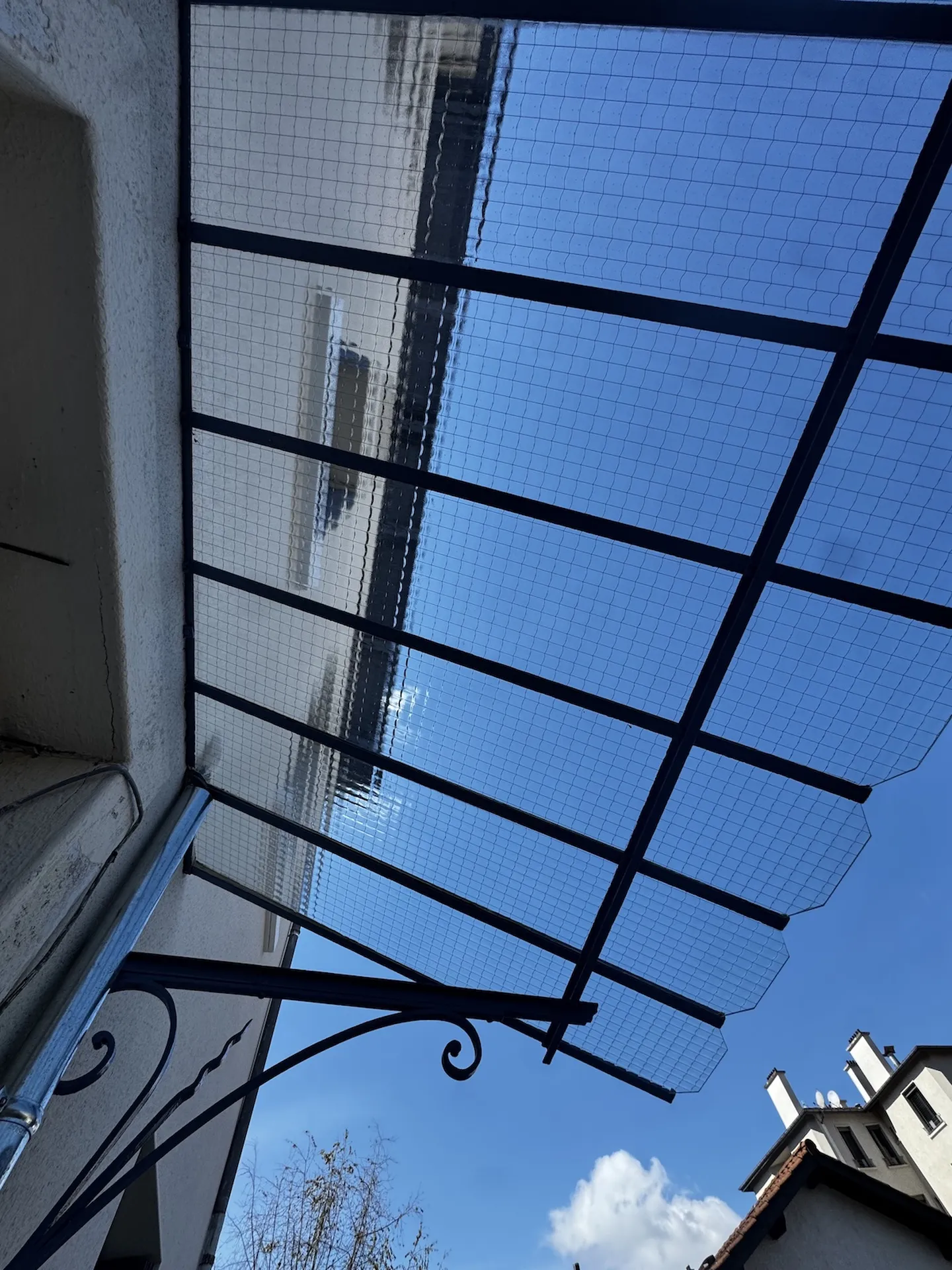 Verre armé marquise à LYON