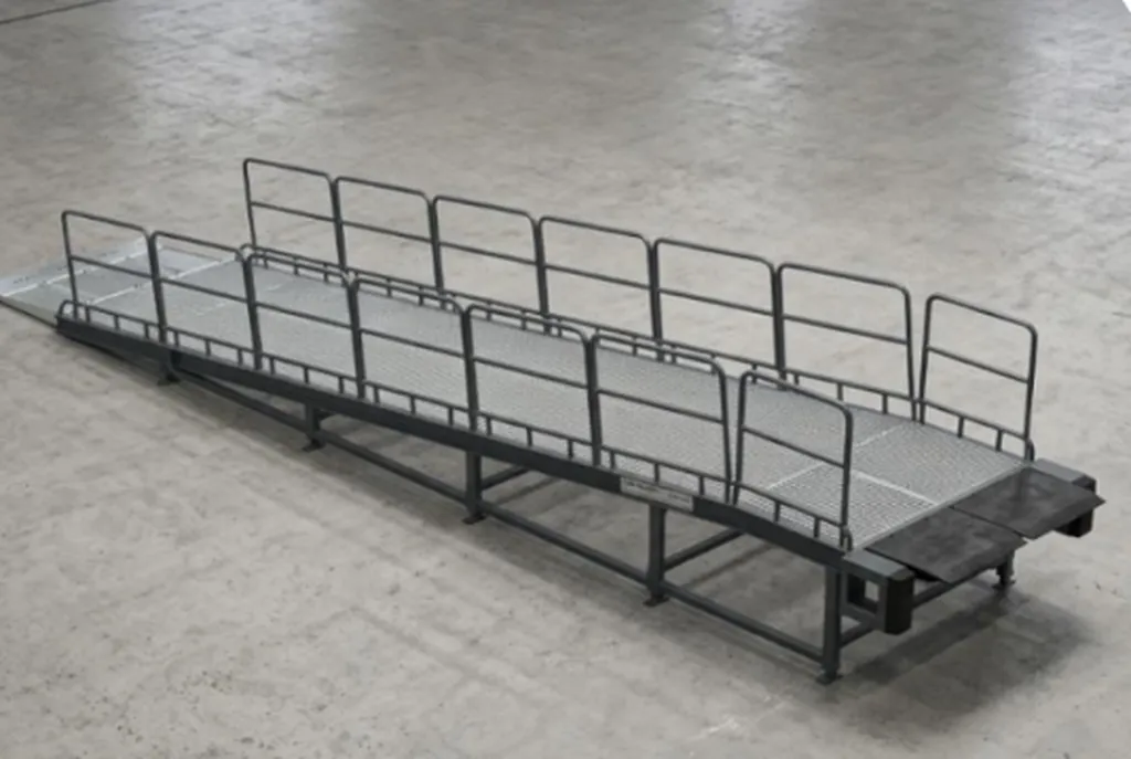 rampe de chargement fixe grosse capacité - installation FIP