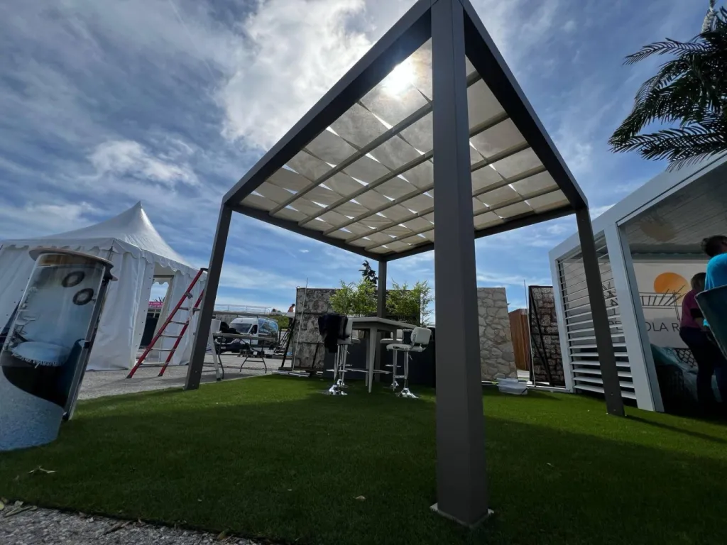 Notre zone d'activité pour ce servicePergola à toile enroulable avec structure en aluminium