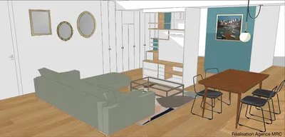Architecte d’intérieur pour aménager un appartement et meuble sur mesure à Marseille 13007