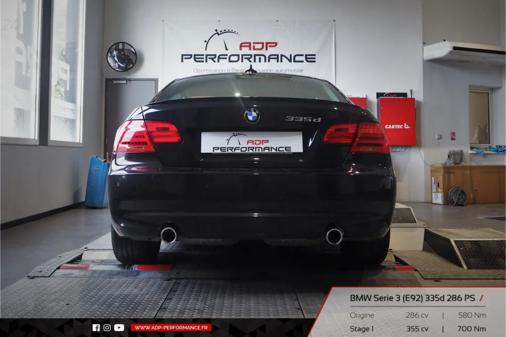 Reprogrammation moteur Martigues - BMW Serie 3 (E92) 335d 286cv - ADP Performance