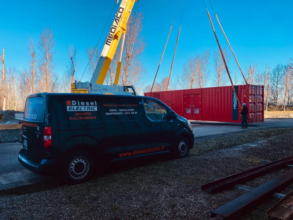 Livraison d'un Container de groupe électrogène 2000 Kva à Fos sur Mer