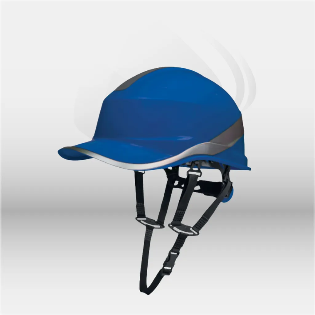 Casque de chantier DIAMOND V UP bleu DeltaPlus, coque ABS légère, molette de serrage réglable 53-63 cm, coiffe polyamide 8 points de fixation, EPI BTP – disponible à Mont-de-Marsan, Landes (40), Nouvelle-Aquitaine et toute la France