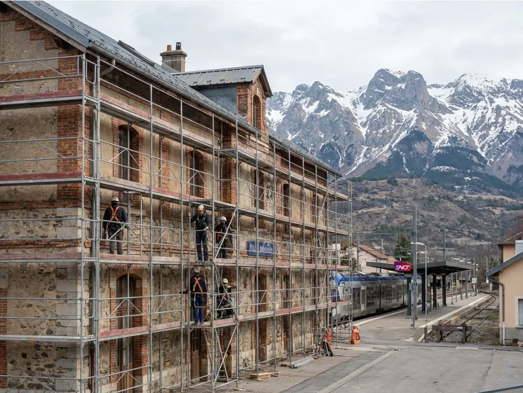 Échafaudage à Veynes : intervenir au cœur de l'étoile ferroviaire