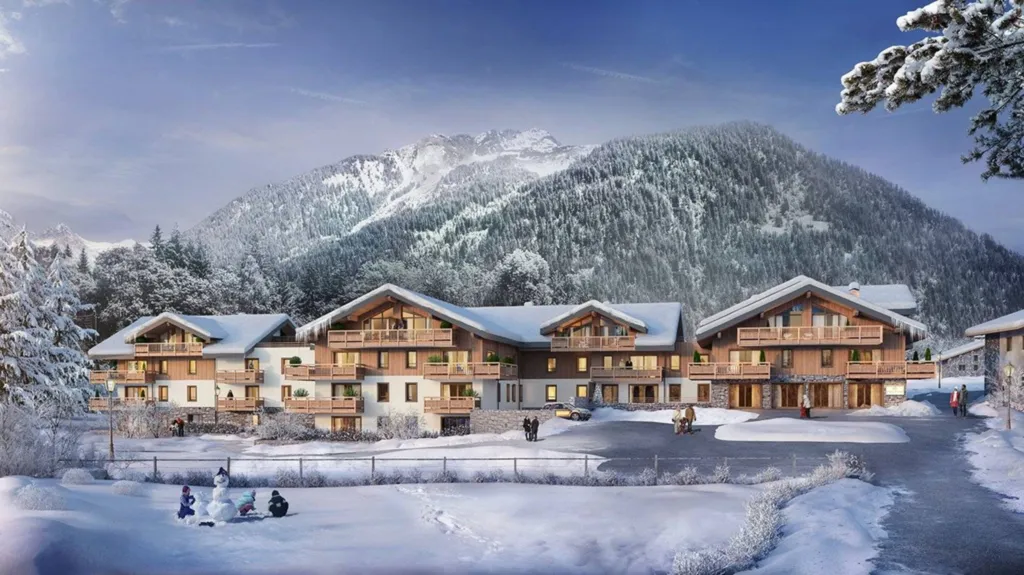 Les Terrasses de la Vanoise : Une résidence d'exception à l'architecture design et traditionnelle à La Plagne Paradiski au cœur de la station village de Champagny en Vanoise