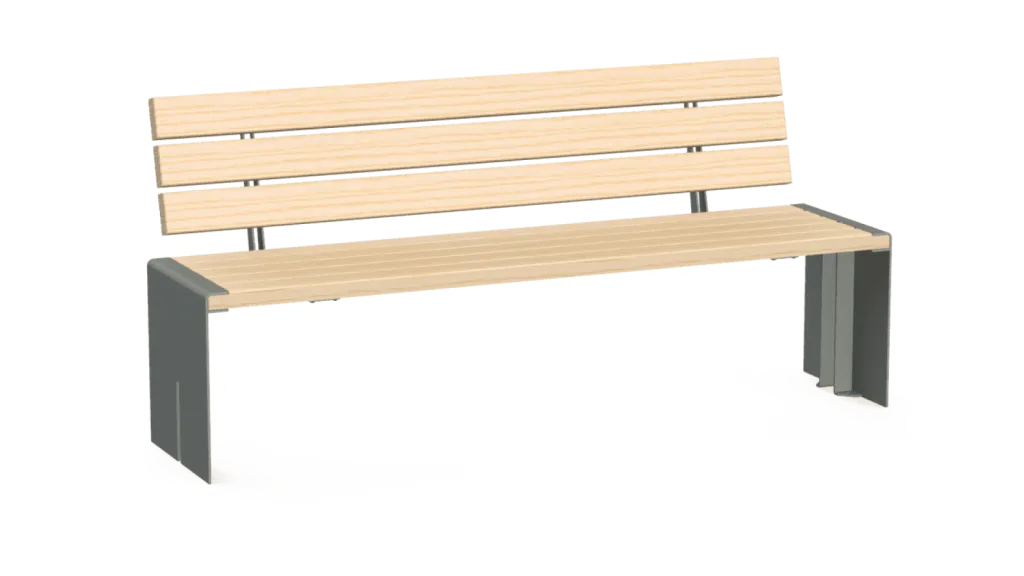 Banc lin recyclé Sobat à Chambéry