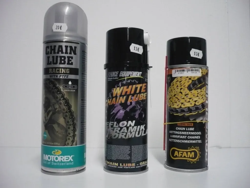 BOMBE DE GRAISSE CHAÎNE POUR MOTO