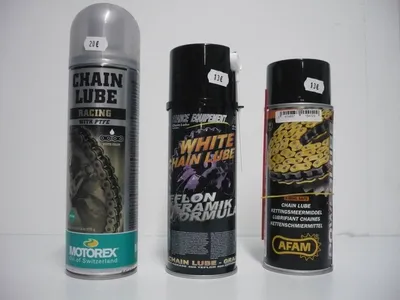 BOMBE DE GRAISSE CHAÎNE POUR MOTO