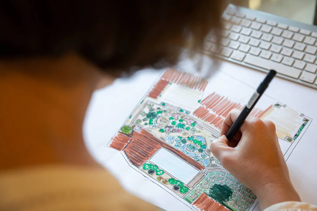 Julie Villaume, architecte paysager, collaborant avec Carré Vert pour des aménagements extérieurs innovants et harmonieux dans les Alpilles.