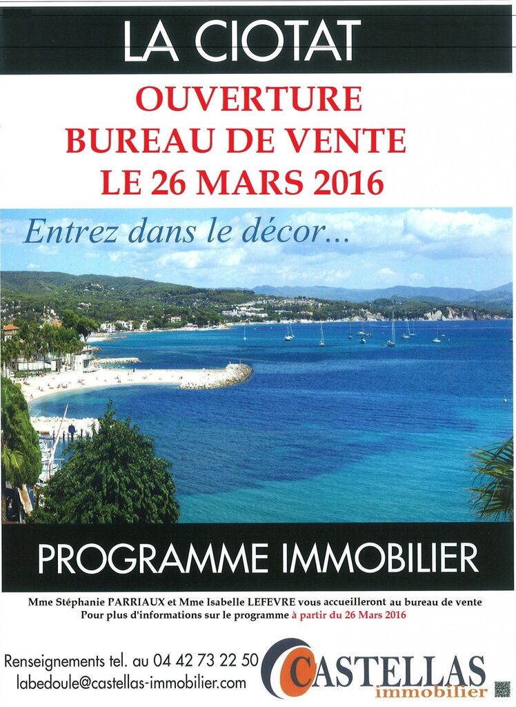 Immobilier La Ciotat vente achat