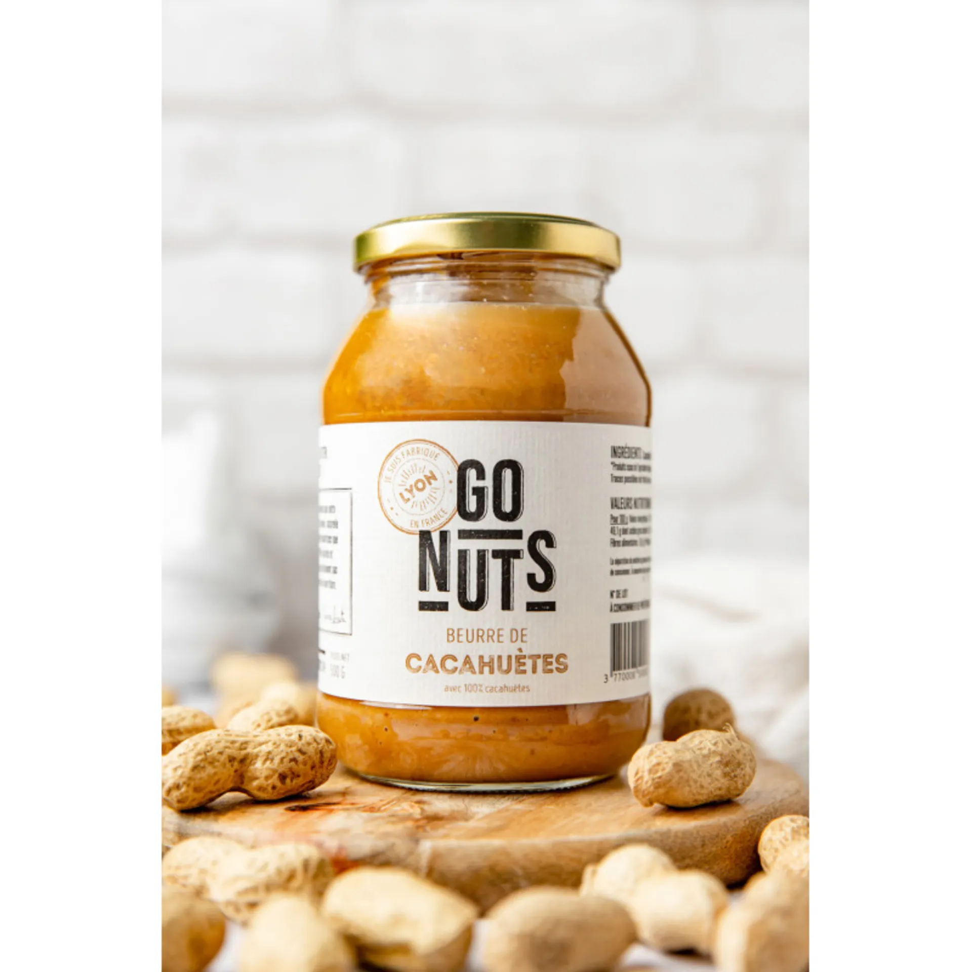 Beurre de cacahuètes bio Go nuts