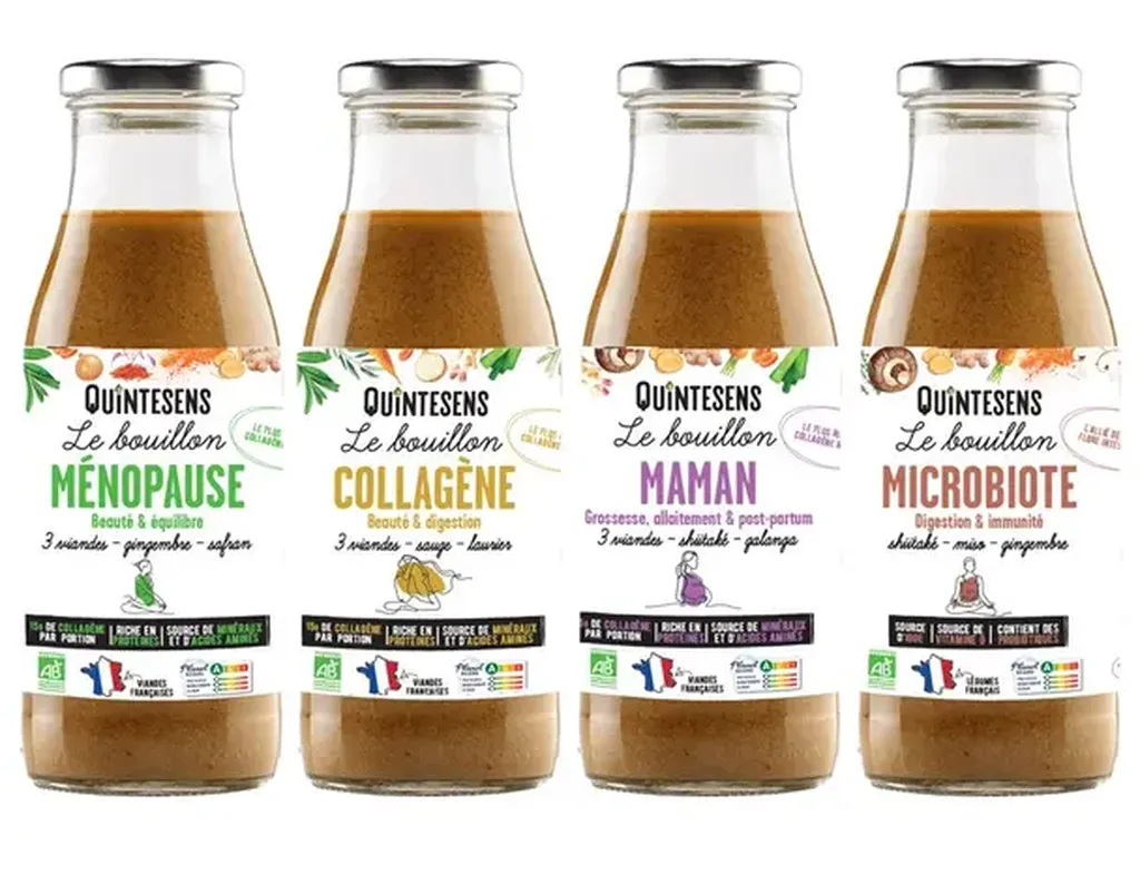 Innovez et prenez soin de vous avec les BOUILLONS D'OS QUINTESENS chez Saveur Nature Biomonde Belleville