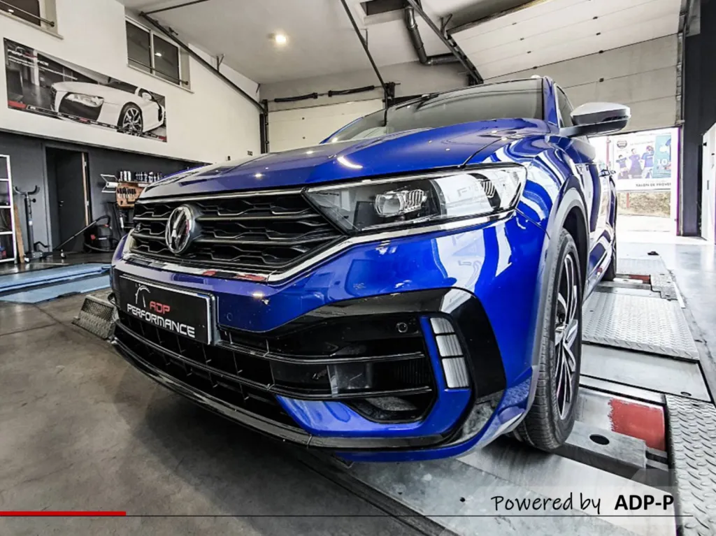 Reprogrammation moteur Stage 1 + Conversion bio éthanol E85 VW T-ROC R 2.0 TSI 310 PS | ADP Performance Vaucluse