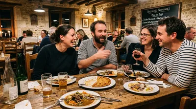 Dîner bistronomique entre amis proche Pont-Audemer vers Bernay