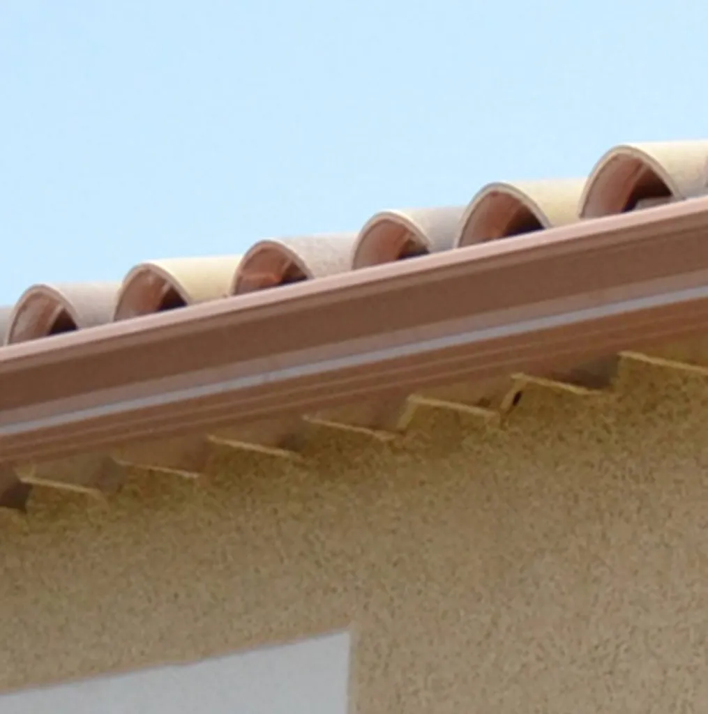 Gouttières g325 couleur cuivre