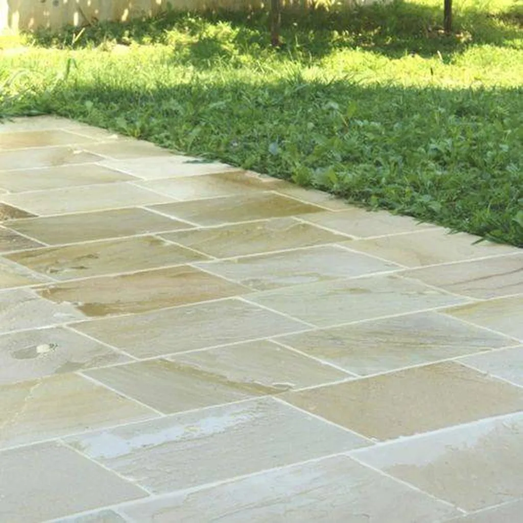 DALLAGES EXTERIEURS EN PIERRE NATURELLE INDIA MULTICOLOR - KANDLA BEIGE - MINT