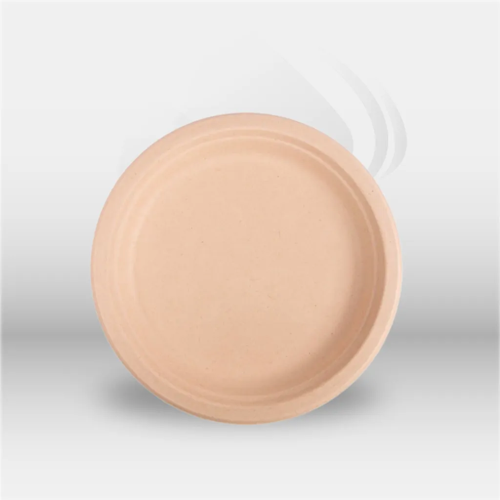 Assiettes Bionic en bagasse Ø 23 cm écologiques et compostables pour restauration professionnelle, traiteur, événements et vente à emporter, résistantes aux plats chauds et froids pour un service fiable et durable – disponibles à Mont-de-Marsan, Landes (4