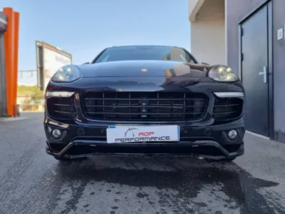 Installation et Fourniture de Bas de Caisse, Diffuseur et Lame Avant Maxton Design sur un Porsche Cayenne S 3.0L V6 - ADP-Performance Vaucluse