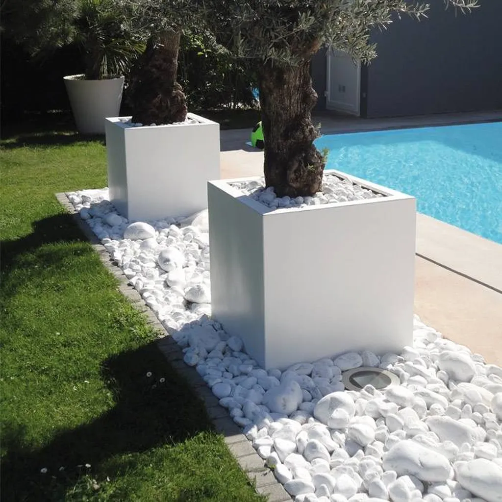 GALETS MARBRE BLANC PUR