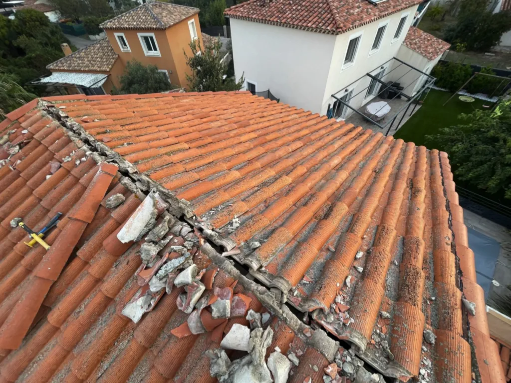 Changement d’une toiture de maison sur Martigues