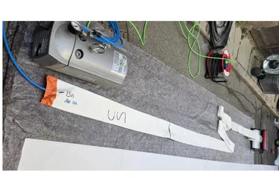 préparation laminage gaine avec mélange résine pour réparer canalisation la ciotat 