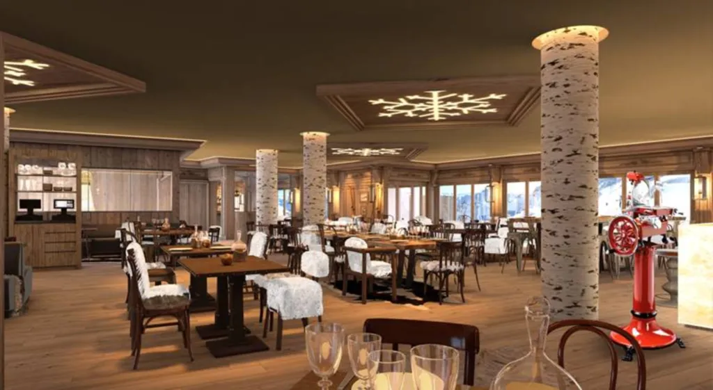 Restaurant avec terrasse Courchevel www.bauvey.com