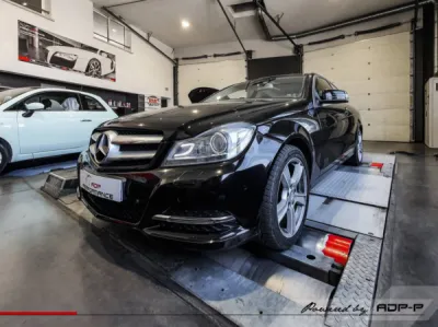 Reprogrammation moteur stage 1 et conversion flexfuel / Mercedes Classe C 180 1.6T | ADP Performance Nîmes