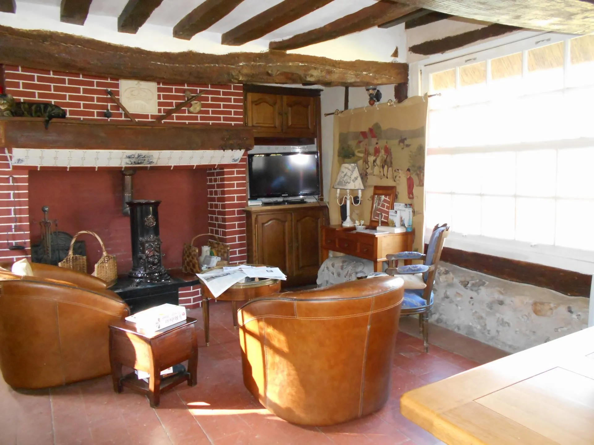 maison à vendre avec vue sur Seine et 9 hectares dont un bois