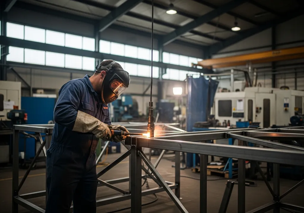 Soudage structure métallique sur mesure acier inox aluminium pour portails façades garde-corps professionnels qualifiés autour de l'Occitanie