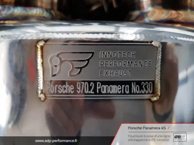 Ligne d'échappement iPE Innotech Porsche Panamera 4S Cannes