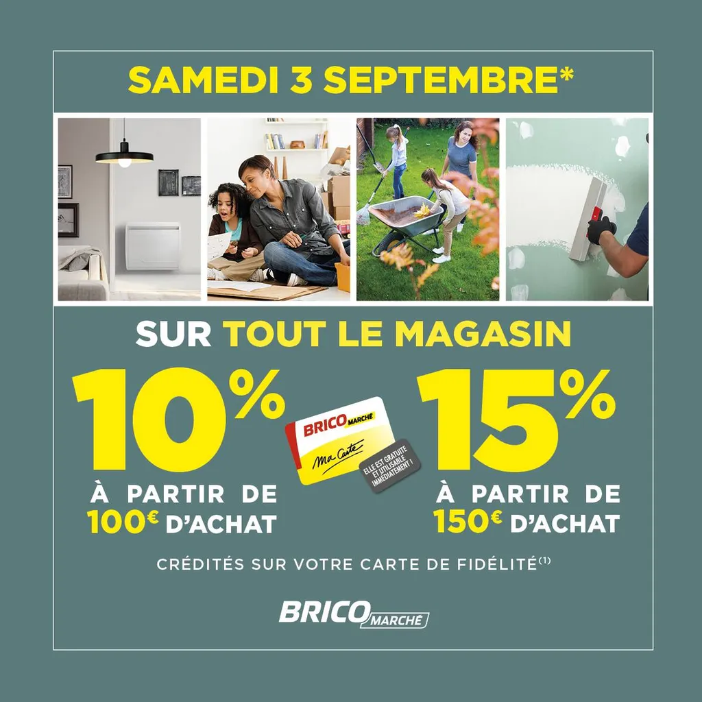 Opération carte de fidélité du 3 septembre 2022