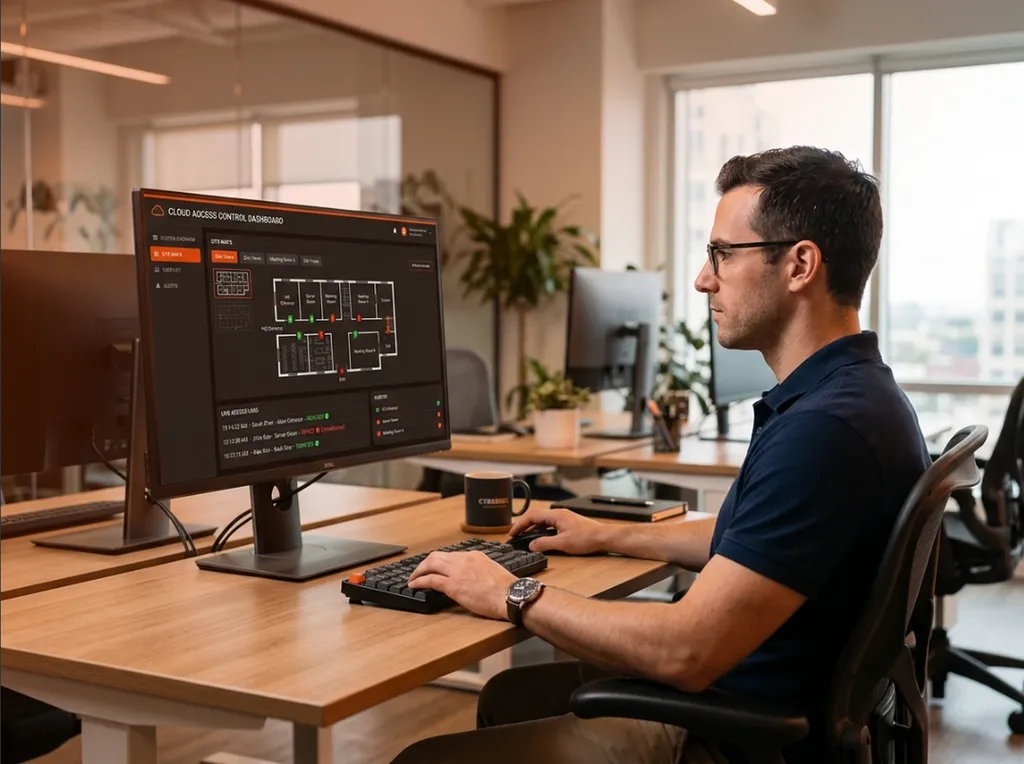 Logiciel de contrôle d'accès cloud multi-sites : supervision centralisée de toutes les entrées depuis un seul tableau de bord.