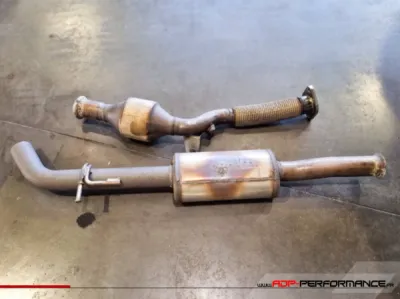 Montage tube de suppression intermédiaire / 2nd catalyseur InoxCar Renault Clio IV RS 1.6T | ADP Performance