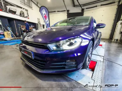 Reprogrammation moteur Stage 1 & conversion bio-éthanol E85 VW Scirocco 2.0 TSI 180 | ADP Performance Avignon