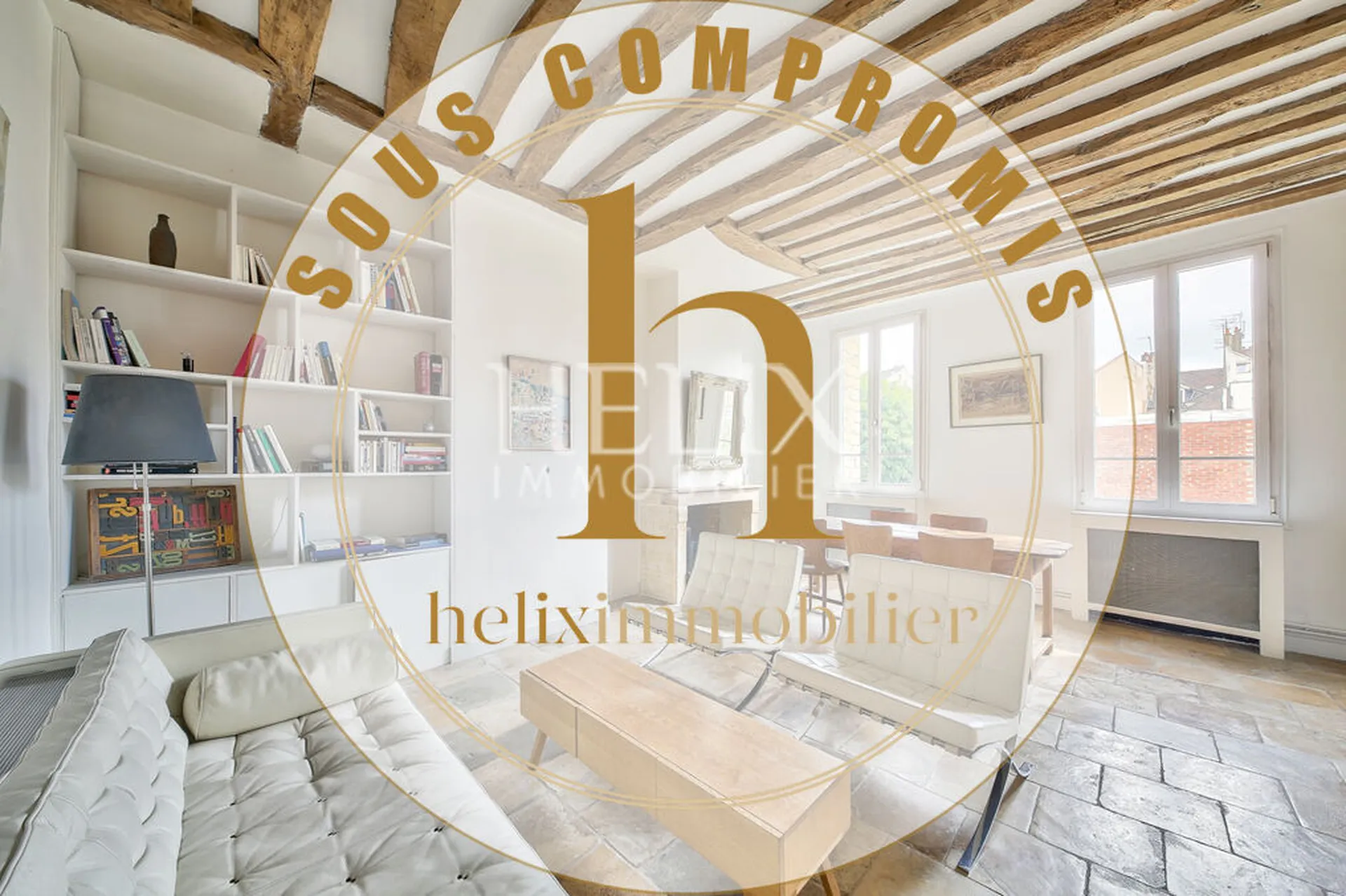 Saint Germain en Laye dans la rue de Lorraine un appartement avec 3 chambres dans un immeuble historique