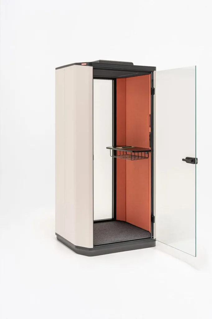 Cabine acoustique Calo compacte et design en région PACA : solution idéale à Marseille, Aix-en-Provence et Toulon pour bureaux calmes et productifs