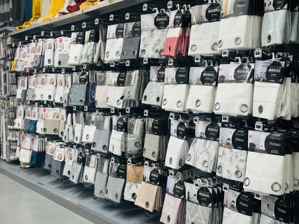Magasin pour achat de rideaux et de voilages