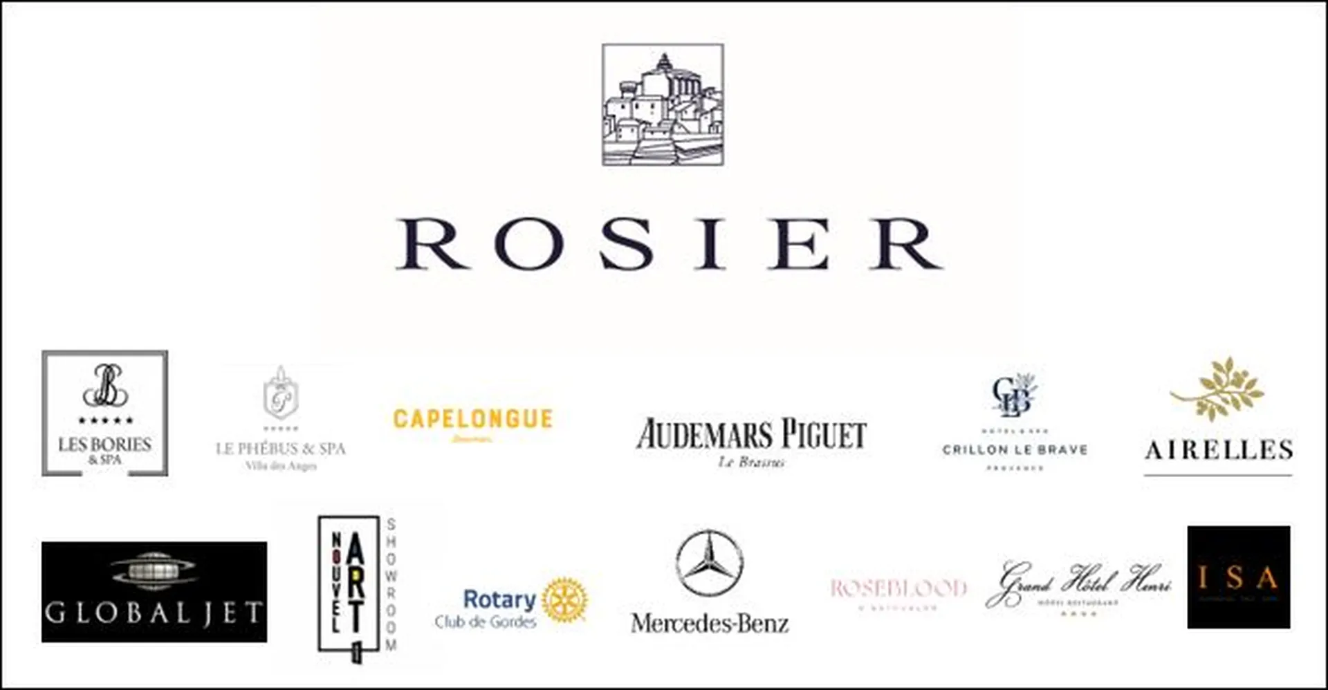 ROSIER et ses partenaires historiques en Provence