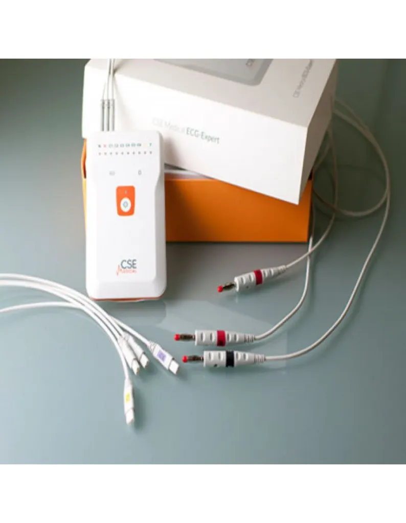 ECG Expert CSE Medical : électrocardiographe portable 12 dérivations, connecté Bluetooth, compatible PC, tablette et smartphone pour une acquisition ECG rapide et précise en cabinet médical et clinique à Amiens